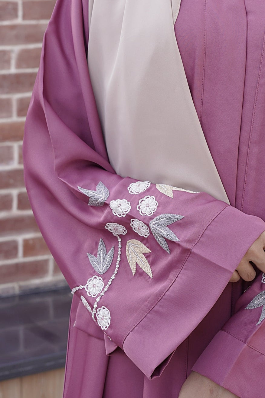 Dusky Petal Abaya