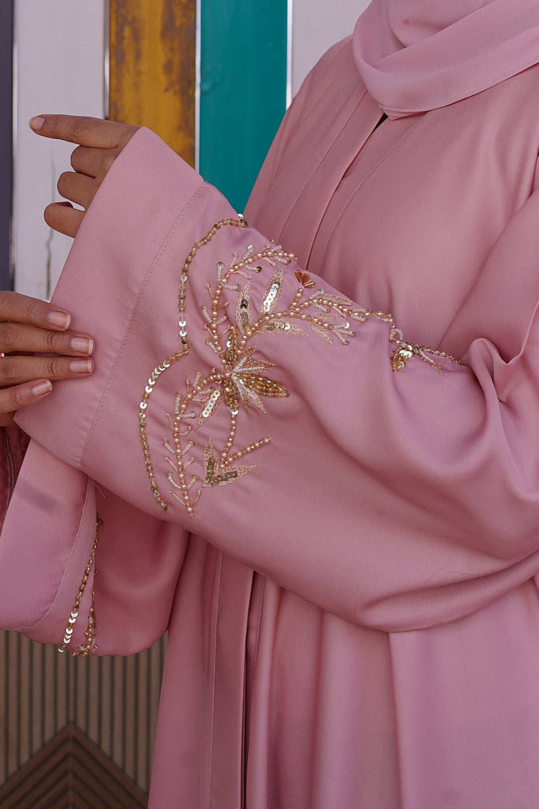 Pearl Rose Abaya