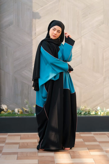 Sky Blue Baggy Abaya