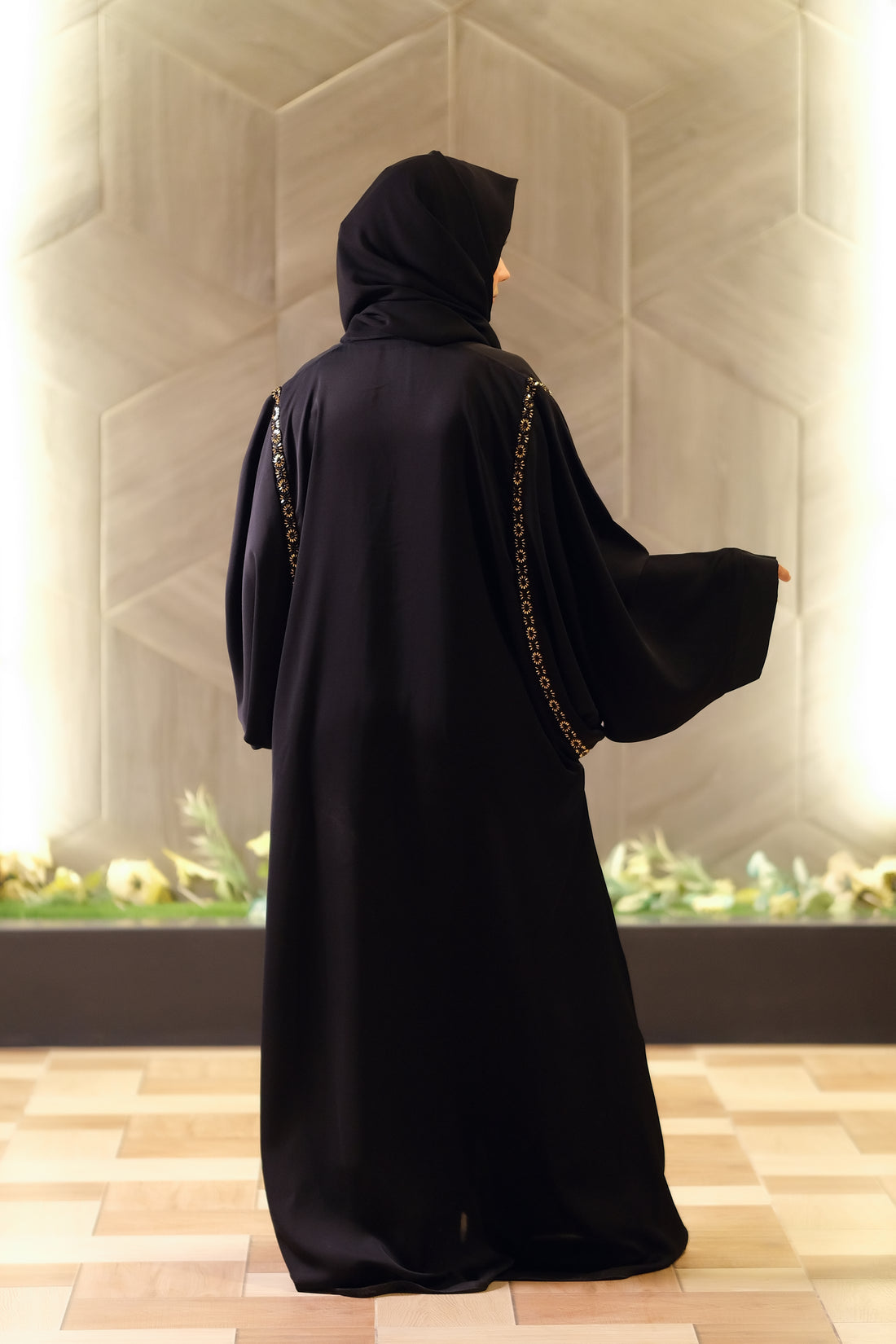 Butterfly Dream Lace Abaya