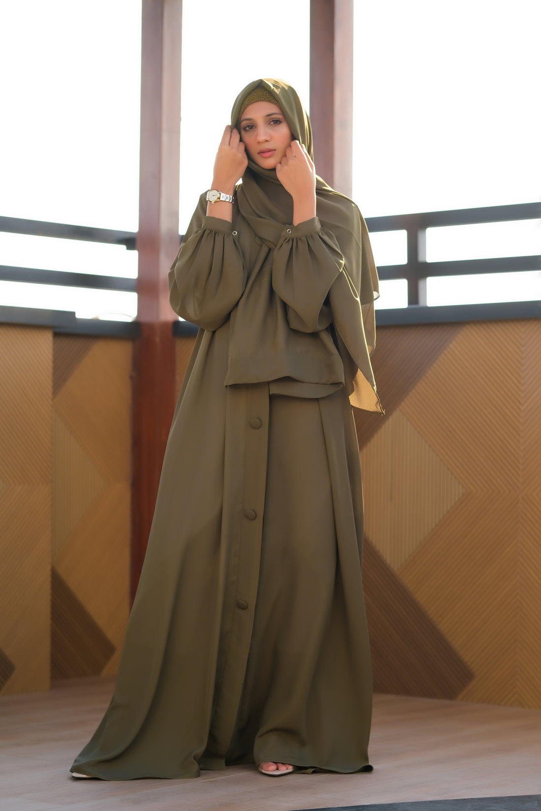 Forest Finesse Abaya