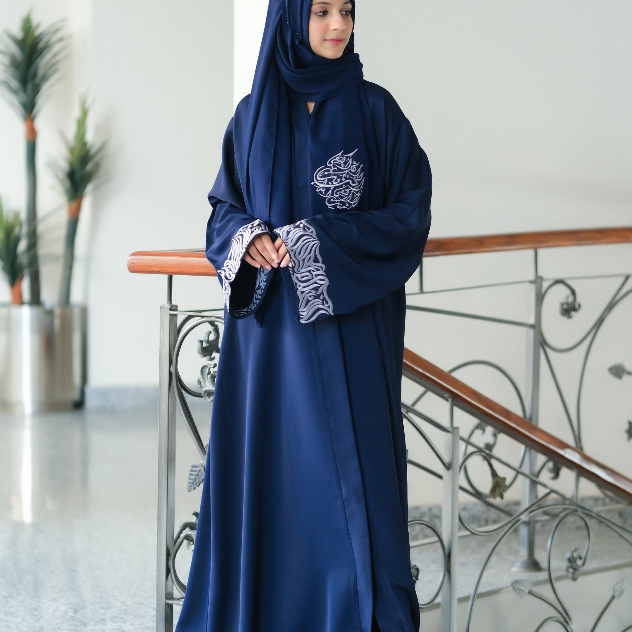 Marwah Calligraphy Abaya