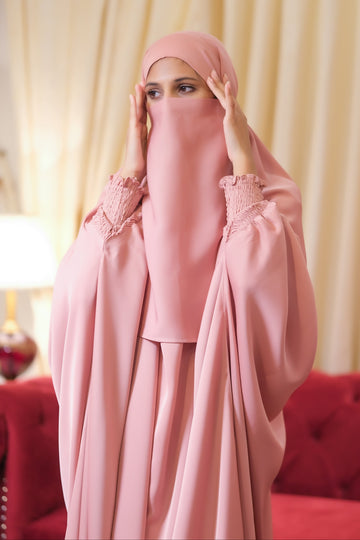 Pink French Jilbab