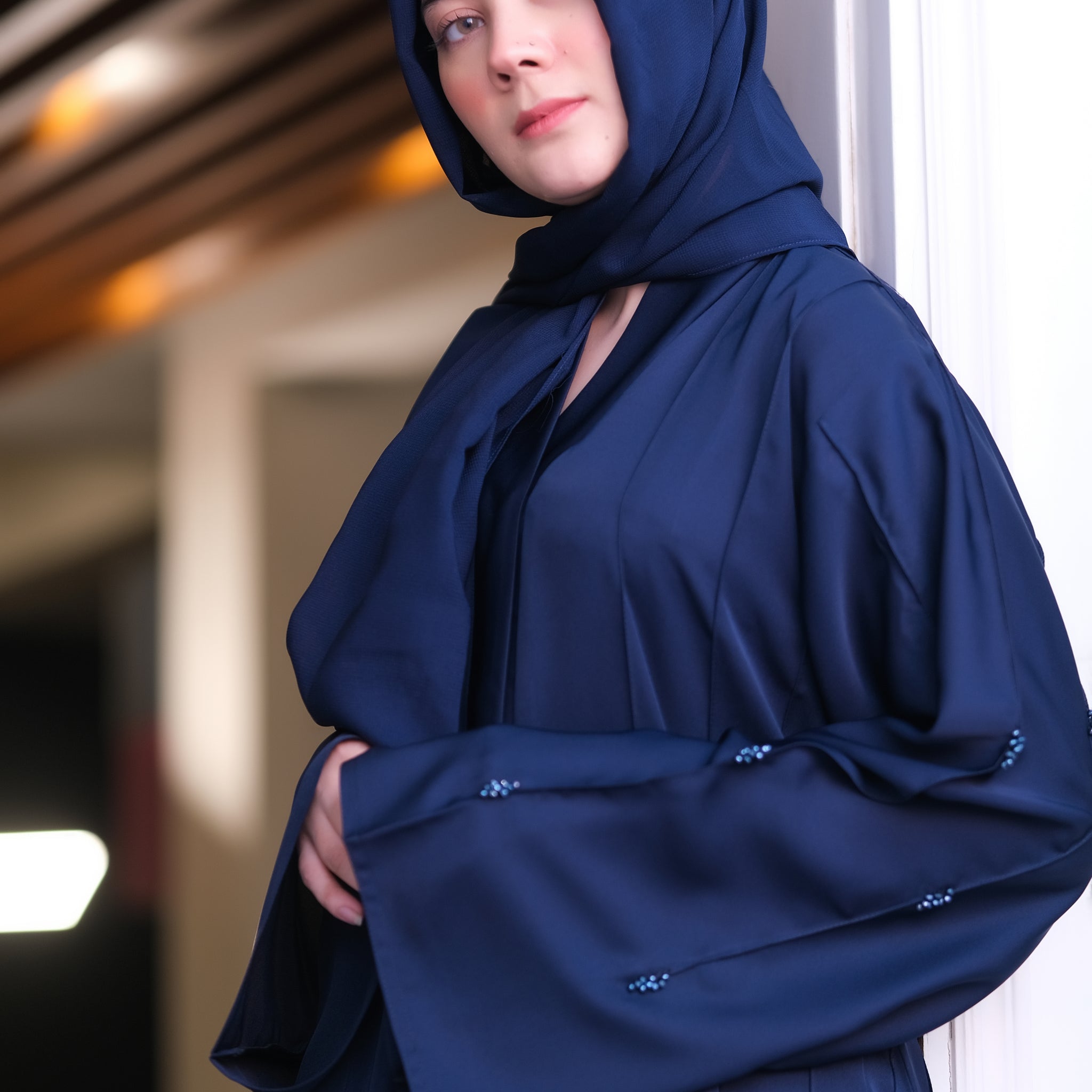 Twilight Blue Sapphire Abaya