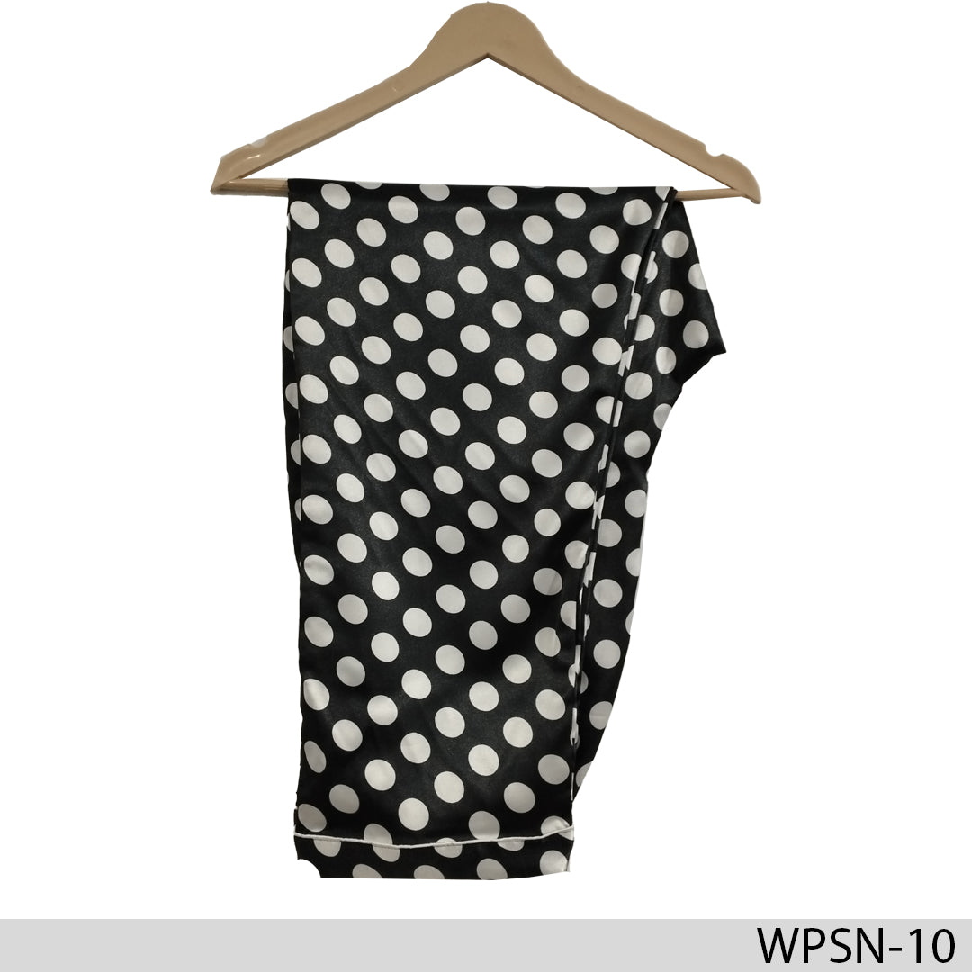 WPSN-10 Printed Silk Nightdress